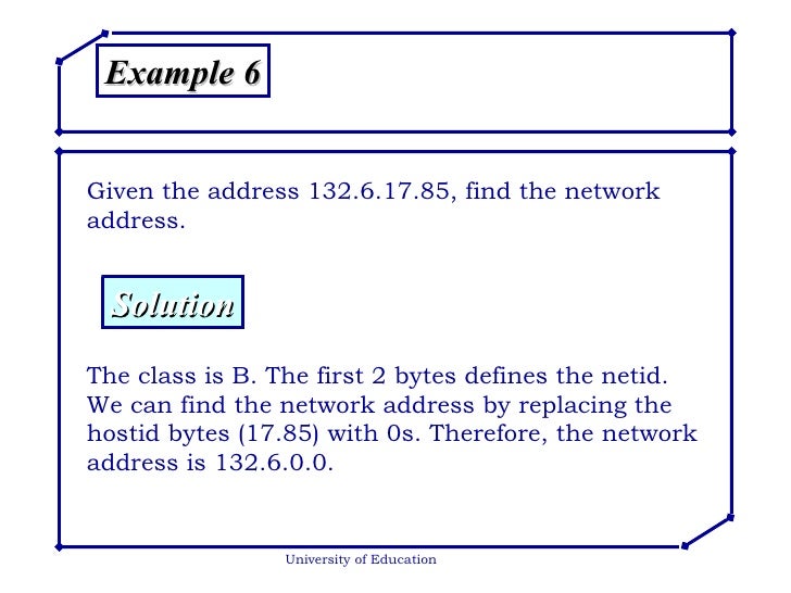 find the class of the following ip addresses